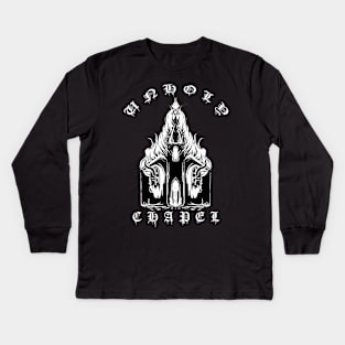 Unholy chapel Kids Long Sleeve T-Shirt